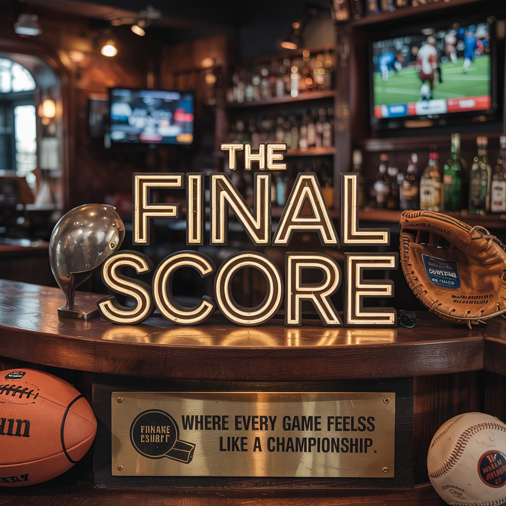 Sports bar atmosphere